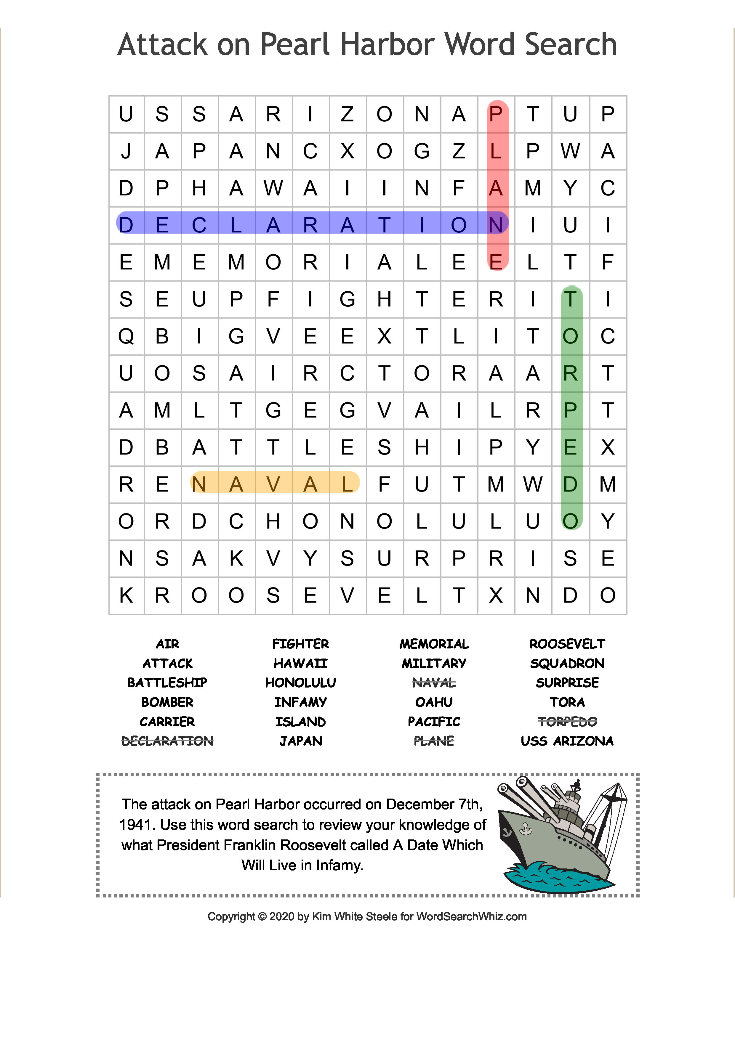 near the harbor theme word search 4 letter word