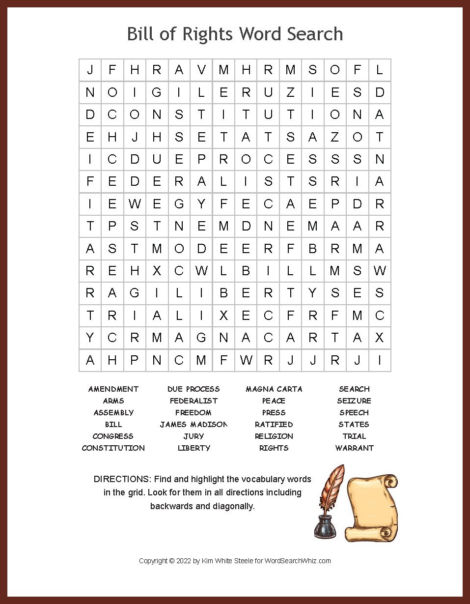 bill-of-rights-word-search