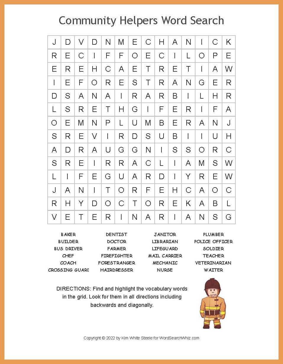 community-helpers-word-search